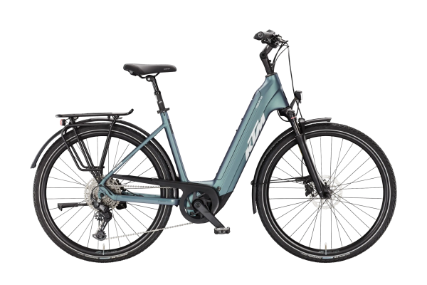 KTM Macina Tour PX 610 Unisex 600 Wh Elektromos Trekking Kerékpár - Bright Teal Matt - kék