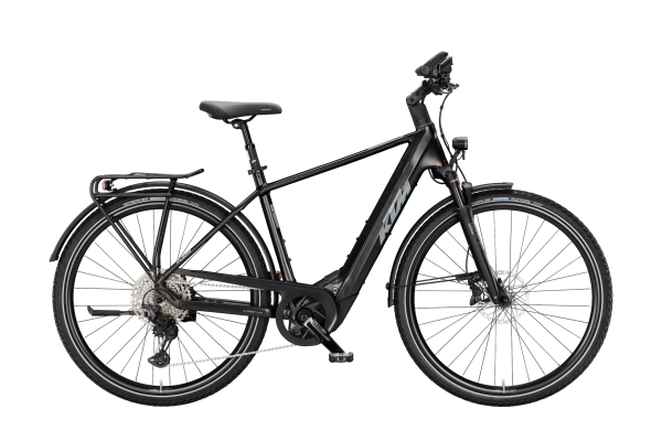 KTM Macina Tour CX 820 800Wh Elektromos Trekking Kerékpár - Diamond Black Matt - fekete