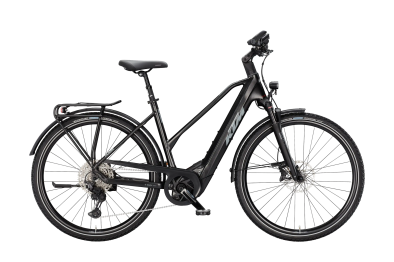 KTM Macina Tour CX 820 Lady 800Wh Elektromos Trekking Kerékpár - Diamond Black Matt - fekete
