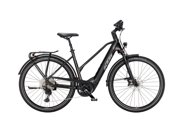 KTM Macina Tour CX 820 Lady 800Wh Elektromos Trekking Kerékpár - Diamond Black Matt - fekete