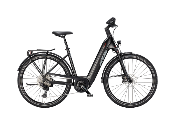 KTM Macina Tour CX 820 Unisex 800Wh Elektromos Trekking Kerékpár - Diamond Black Matt - fekete