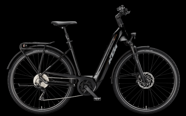 KTM Macina Tour CX 830 Unisex 800Wh Elektromos Trekking Kerékpár - Diamond Black - fekete