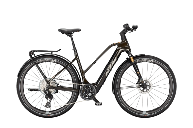 KTM Macina Sport SX Prime X0 T-Type Lady 400Wh Elektromos Trekking Kerékpár Transparent Gold - arany