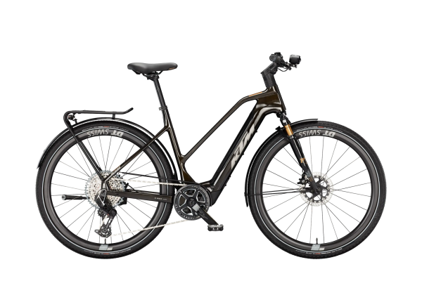 KTM Macina Sport SX Prime X0 T-Type Lady 400Wh Elektromos Trekking Kerékpár Transparent Gold - arany