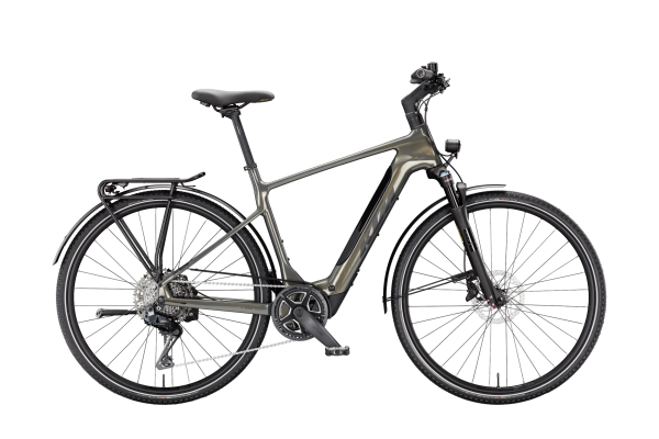 KTM Macina Sport SX Elite Di2 400Wh Elektromos Trekking Kerékpár - Velvet Olive Pearl - zöld