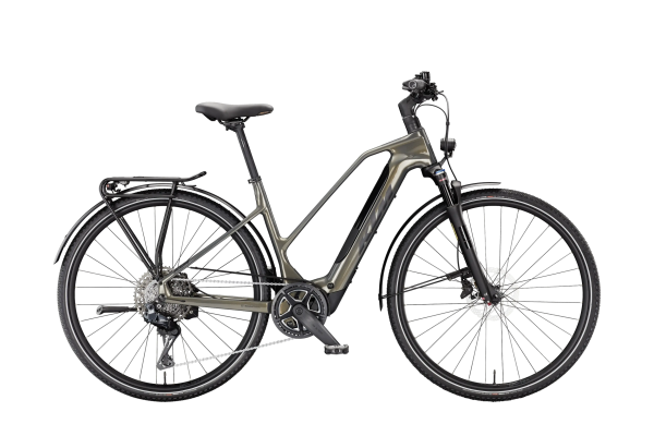 KTM Macina Sport SX Elite Di2 Lady 400Wh Elektromos Trekking Kerékpár - Velvet Olive Pearl - zöld