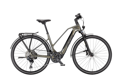 KTM Macina Sport SX Elite Di2 Lady 400Wh Elektromos Trekking Kerékpár - Velvet Olive Pearl - zöld