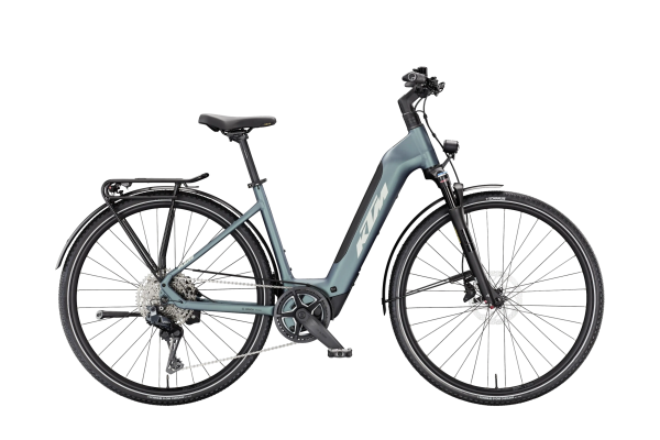 KTM Macina Sport SX 10 Di2 Unisex 400Wh Elektromos Trekking Kerékpár - Royal Teal Matt - kék