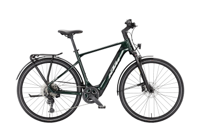 KTM Macina Sport SX 20 400Wh Elektromos Trekking Kerékpár - Smaragd Black - fekete