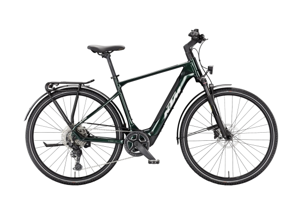 KTM Macina Sport SX 20 400Wh Elektromos Trekking Kerékpár - Smaragd Black - fekete