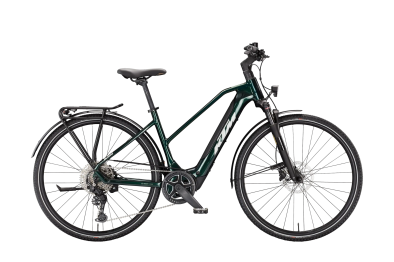 KTM Macina Sport SX 20 Lady 400Wh Elektromos Trekking Kerékpár - Smaragd Black - fekete