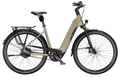 KTM Macina City 810 Belt Unisex 800Wh Elektromos Városi Kerékpár - Olive Pearl Matt - zöld