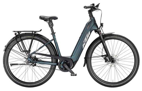 KTM Macina City 820 XL Belt Unisex 800Wh Elektromos Városi Kerékpár - Dark Sea Matt - kék