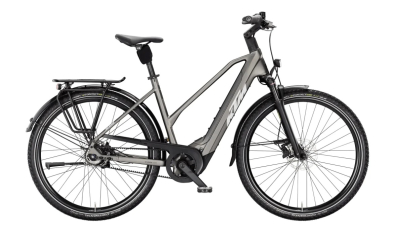 KTM Macina City PX 830 Belt 800Wh Elektromos Városi Kerékpár - Machine Grey Matt - szürke