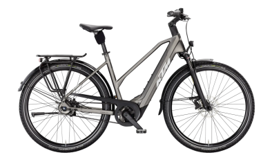 KTM Macina City PX 830 Belt Lady 800Wh Elektromos Városi Kerékpár - Machine Grey Matt - szürke