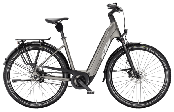 KTM Macina City PX 830 Belt Unisex 800Wh Elektromos Városi Kerékpár - Machine Grey Matt - szürke
