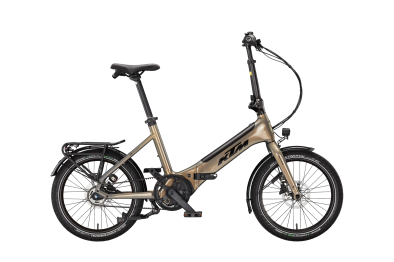 KTM Macina Fold 20 500Wh Összecsukható Elektromos Városi Kerékpár - Olive Pearl - zöld