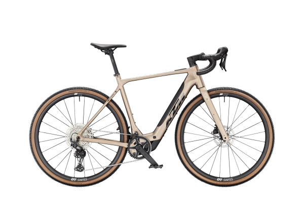 KTM Macina Gravelator SX 10 400Wh Elektromos Gravel Kerékpár - Muddy Matt - barna