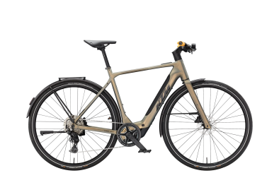 KTM Macina Urbanator SX 400Wh Elektromos Fitness Kerékpár - Olive Pearl Matt - zöld