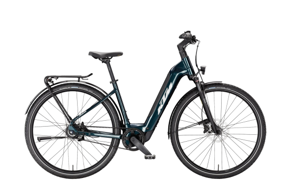 KTM Macina Superbelt SX Unisex 400Wh Elektromos Trekking Kerékpár - Dark Sea - kék
