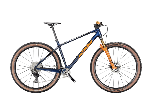 KTM Myroon Exonic 29" MTB Kerékpár - Transparent Blue On Carbon - kék