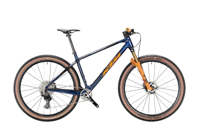 KTM Myroon Exonic 29 MTB Kerékpár - Transparent Blue On Carbon - kék