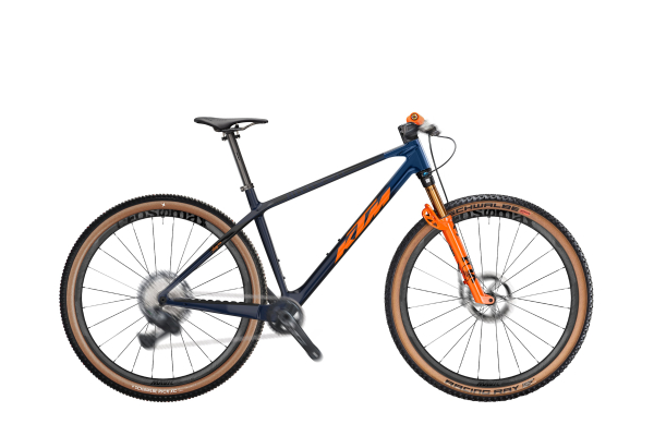 KTM Myroon Exonic 29" MTB Kerékpár - Transparent Blue On Carbon - kék