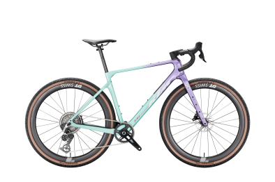 KTM Gravelator Prime Gravel Kerékpár - Smaragd+Violet - zöld - fekete