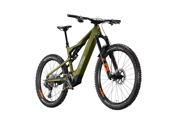 KTM MACINA PROWLER PRESTIGE CX-R GOBLIN GREEN MATT 29/27,5" 2027 Elektromos Fully Mountain Bike Kerékpár - sötétzöld