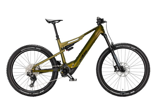 KTM MACINA KAPOHO 8973 GOBLIN GREEN 29/27,5" 2027 Elektromos Fully Mountain Bike Kerékpár - sötétzöld
