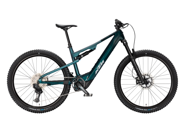 KTM MACINA LYCAN PRIME CX-R Di2 DARK SEA 29" 2027 Elektromos Fully Mountain Bike Kerékpár - sötétzöld