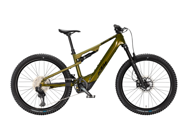 KTM MACINA LYCAN PRIME CX-R Di2 GOBLIN GREEN 29" 2027 Elektromos Fully Mountain Bike Kerékpár - sötétzöld