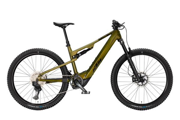 KTM MACINA LYCAN PRIME CX-R Di2 GOBLIN GREEN 29" 2027 Elektromos Fully Mountain Bike Kerékpár - sötétzöld