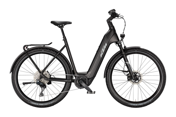 KTM MACINA AERA 891 LFC Di2 DIAMOND BLACK MATT 29" 2027 Elektromos Hardtail Mountain Bike Easy Entry Kerékpár - fekete