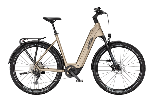 KTM MACINA AERA 892 LFC PLATIN BRONZE MATT 29" 2027 Elektromos Hardtail Mountain Bike Easy Entry Kerékpár - barna