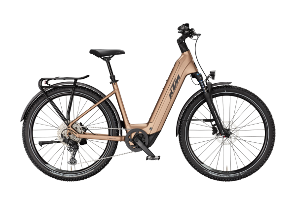 KTM MACINA AERA CX 720 LFC MUDDY MATT 27,5" 2027 Elektromos Hardtail Mountain Bike Easy Entry Kerékpár - barna