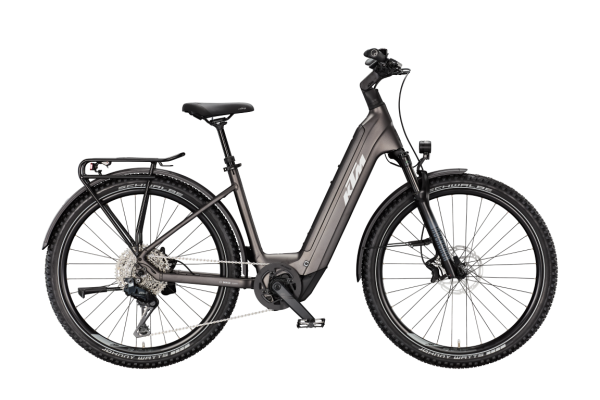 KTM MACINA AERA 872 LFC Di2 MOON ROCK MATT 27,5" 2027 Elektromos Hardtail Mountain Bike Easy Entry Kerékpár - barna