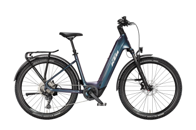 KTM MACINA AERA 893 LFC PURPLE RAIN 29 2027 Elektromos Hardtail Mountain Bike Easy Entry Kerékpár - lila