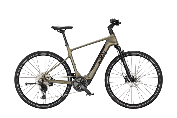 KTM MACINA CROSS SX ELITE OLIVE PEARL MATT 28" 2027 Elektromos Light Túra Kerékpár - barna