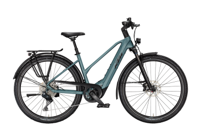 KTM MACINA GRAN 810 Di2 CAPE TOWN MATT 29 2027 Elektromos Onroad Trekking Trapeze Kerékpár - kék