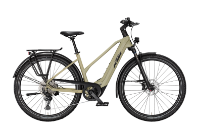KTM MACINA GRAN 820 CARGO GREEN MATT 29 2027 Elektromos Onroad Trekking Trapeze Kerékpár - zöld