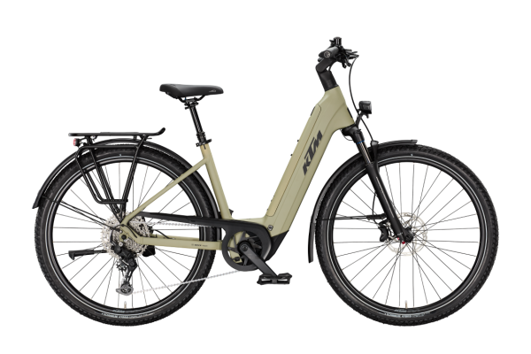 KTM MACINA GRAN 820 CARGO GREEN MATT 29" 2027 Elektromos Onroad Trekking Easy Entry Kerékpár - zöld