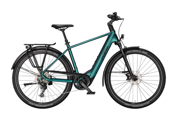 KTM MACINA GRAN 830 GREEN PURPLE FLIP MATT 29" 2027 Elektromos Onroad Trekking Kerékpár - zöld