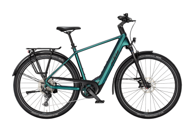 KTM MACINA GRAN 830 GREEN PURPLE FLIP MATT 29 2027 Elektromos Onroad Trekking Kerékpár - zöld