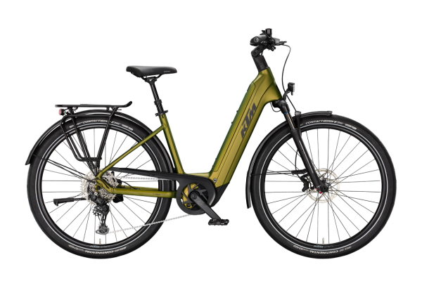 KTM MACINA GRAN 830 GOBLIN GREEN MATT 29" 2027 Elektromos Onroad Trekking Easy Entry Kerékpár - sötétzöld