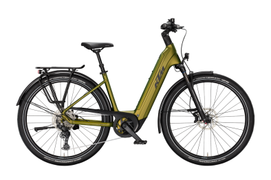 KTM MACINA GRAN 830 GOBLIN GREEN MATT 29 2027 Elektromos Onroad Trekking Easy Entry Kerékpár - sötétzöld