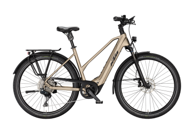 KTM MACINA STYLE 820 XL Di2 PLATIN BRONZE MATT 29 2027 Elektromos Onroad Trekking Trapeze Kerékpár - barna