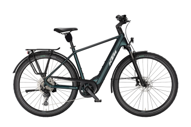 KTM MACINA STYLE 830 Di2 DARK SEA MATT 29 2027 Elektromos Onroad Trekking Kerékpár - sötétzöld