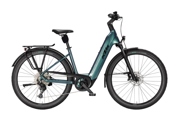 KTM MACINA STYLE 830 Di2 BRIGHT TEAL 29" 2027 Elektromos Onroad Trekking Easy Entry Kerékpár - világoskék