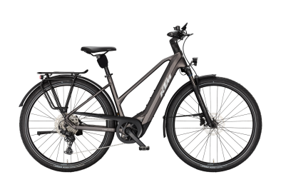 KTM MACINA STYLE 840 MOON ROCK MATT 29 2027 Elektromos Onroad Trekking Trapeze Kerékpár - barna